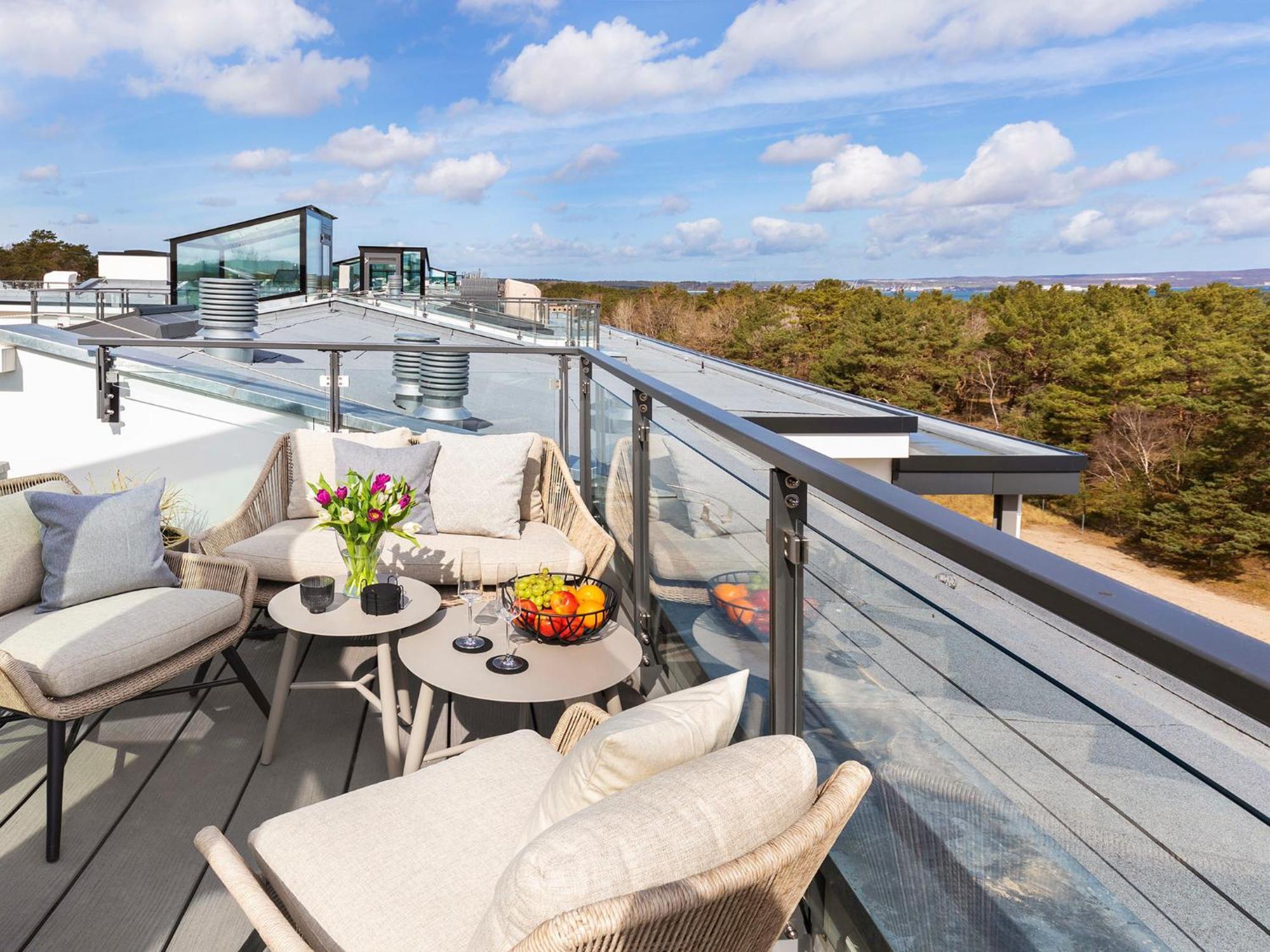 Fewo Prora - Deck54 Dachterrasse بينز المظهر الخارجي الصورة